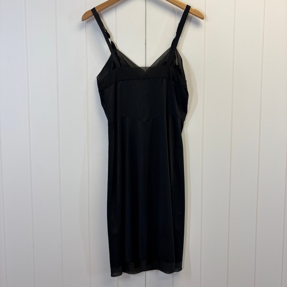 Vintage Fairy Grunge 60s Lingerie Full Slip Women Size S Goth Coquette Classic
